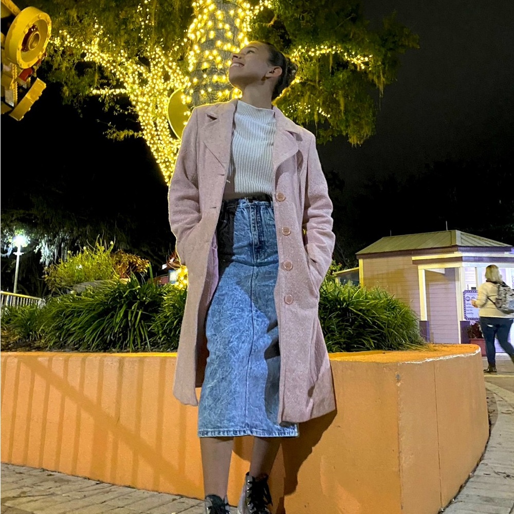 Midi Denim Skirt